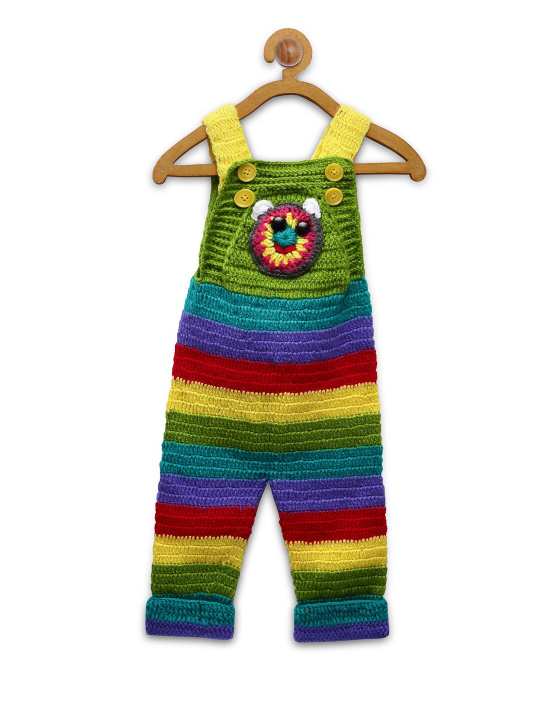 

CHUTPUT Unisex Kids Multi Colourblocked Dungaree