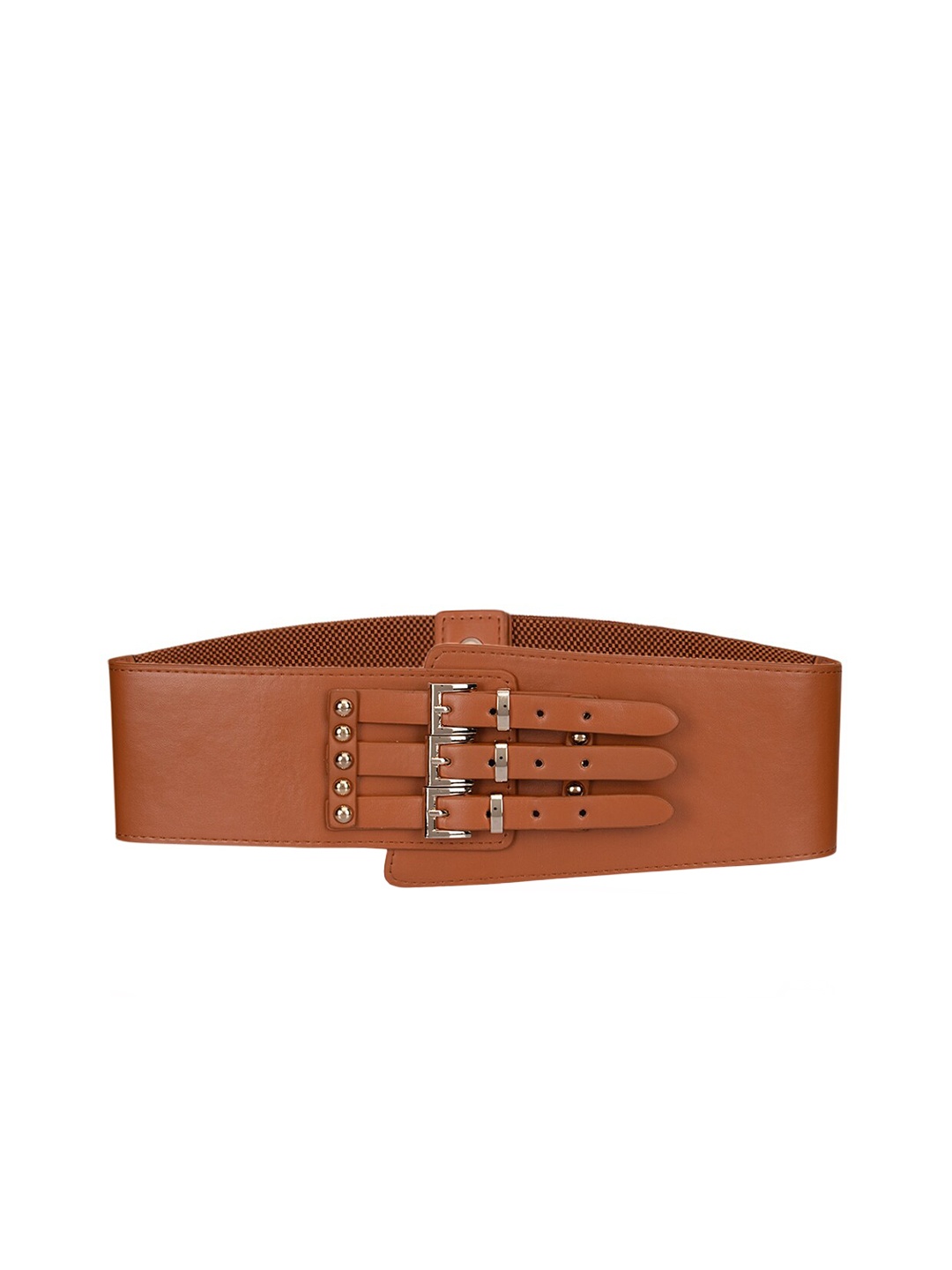 

Kazo Women Brown Trio Detail Buckle Belt