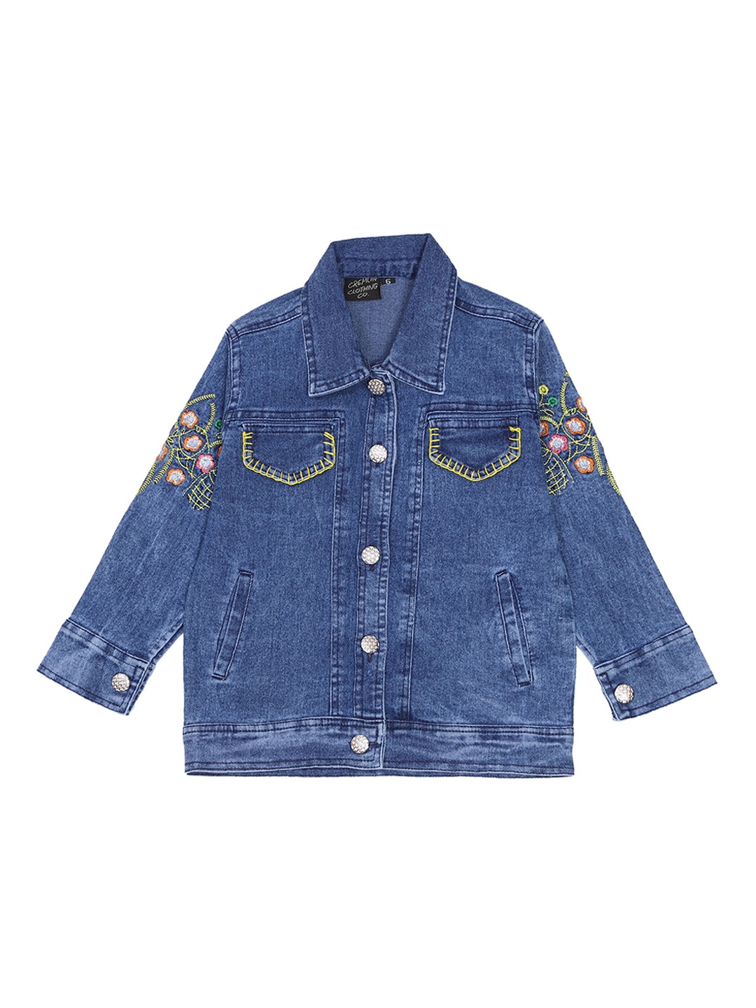 

CREMLIN CLOTHING Girls Blue Denim Jacket