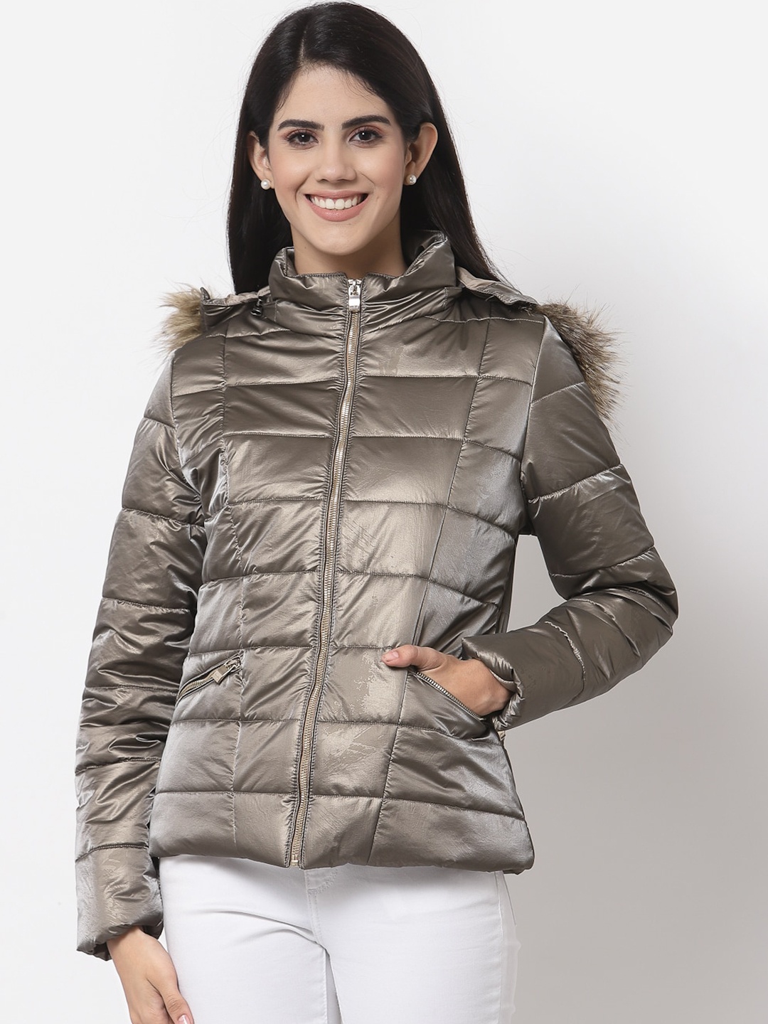 

Juelle Women Brown Parka Jacket