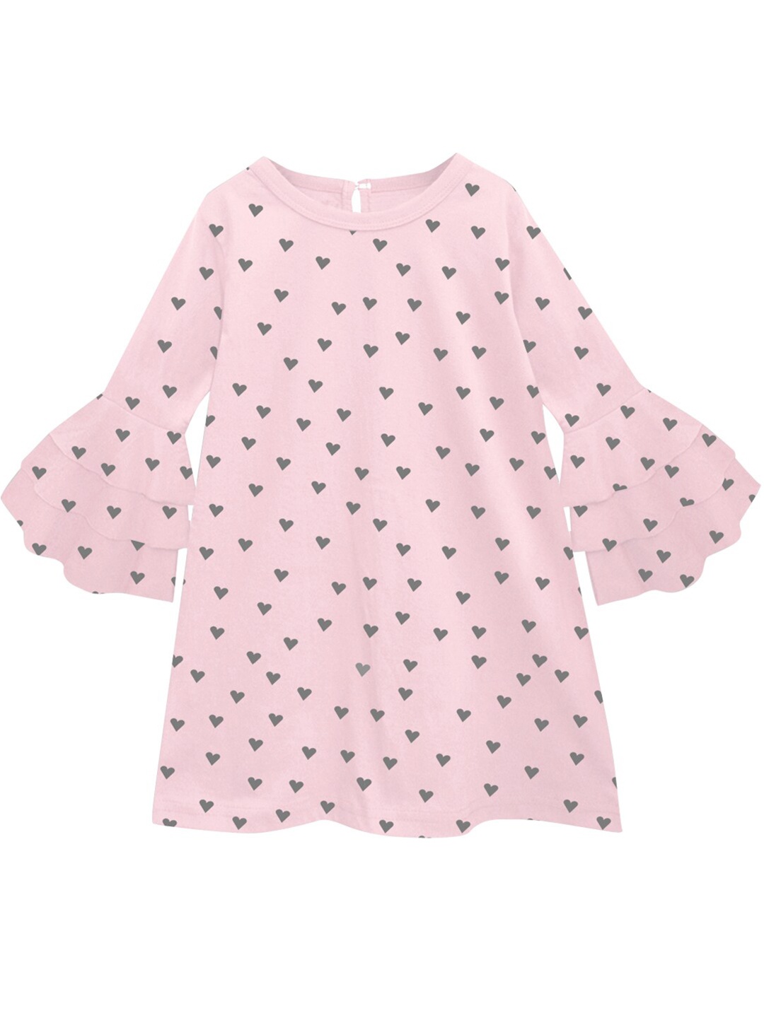 A T U N Pink A-Line Dress