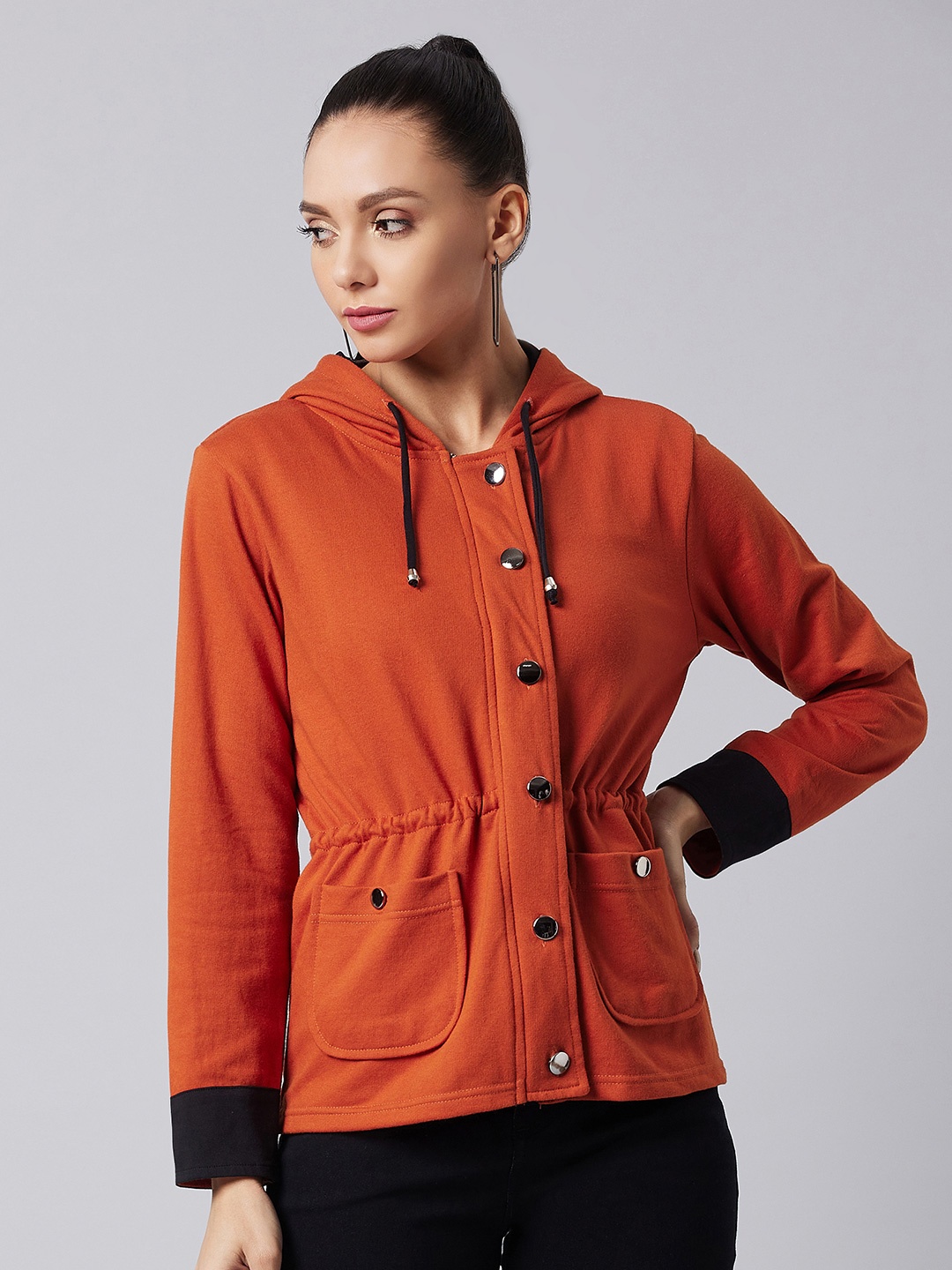 

DOLCE CRUDO Women Rust Tailored Jacket