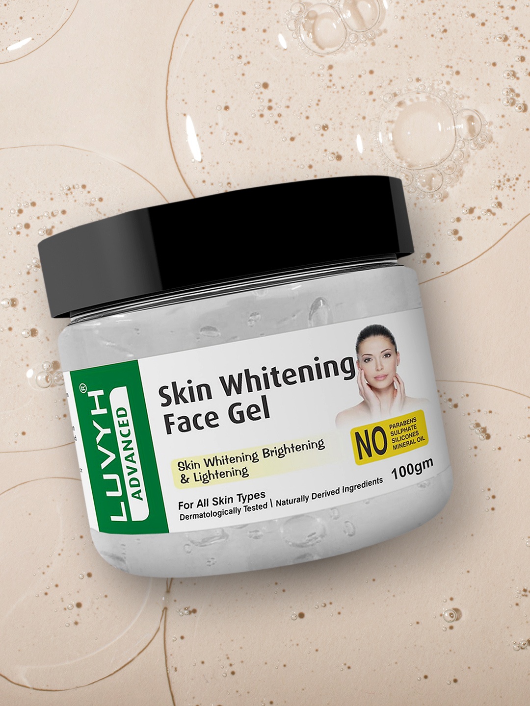 

LUVYH Transparent Skin Whitening Face Gel 100g