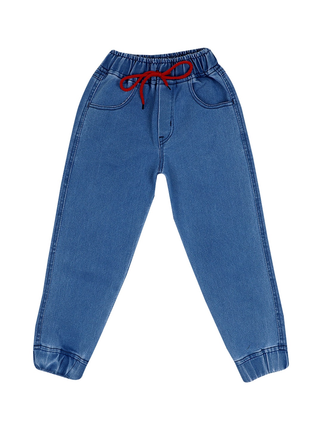 

CREMLIN CLOTHING Kids Blue Stretchable Jogger Jeans