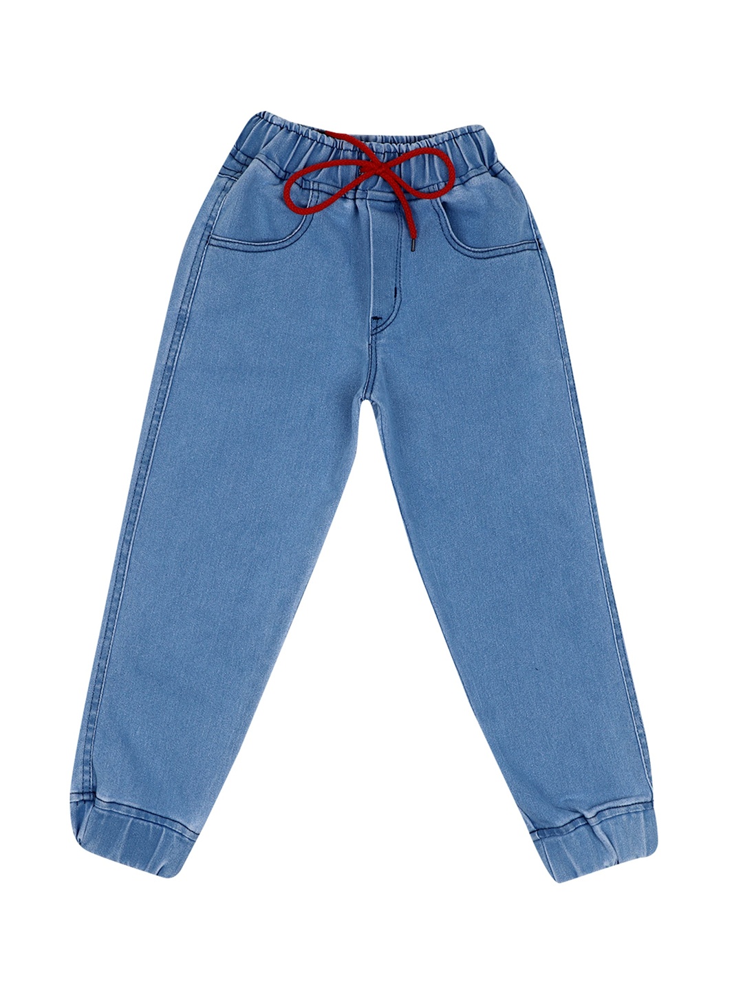 

CREMLIN CLOTHING Kids Blue Clean Look Jooger Jeans