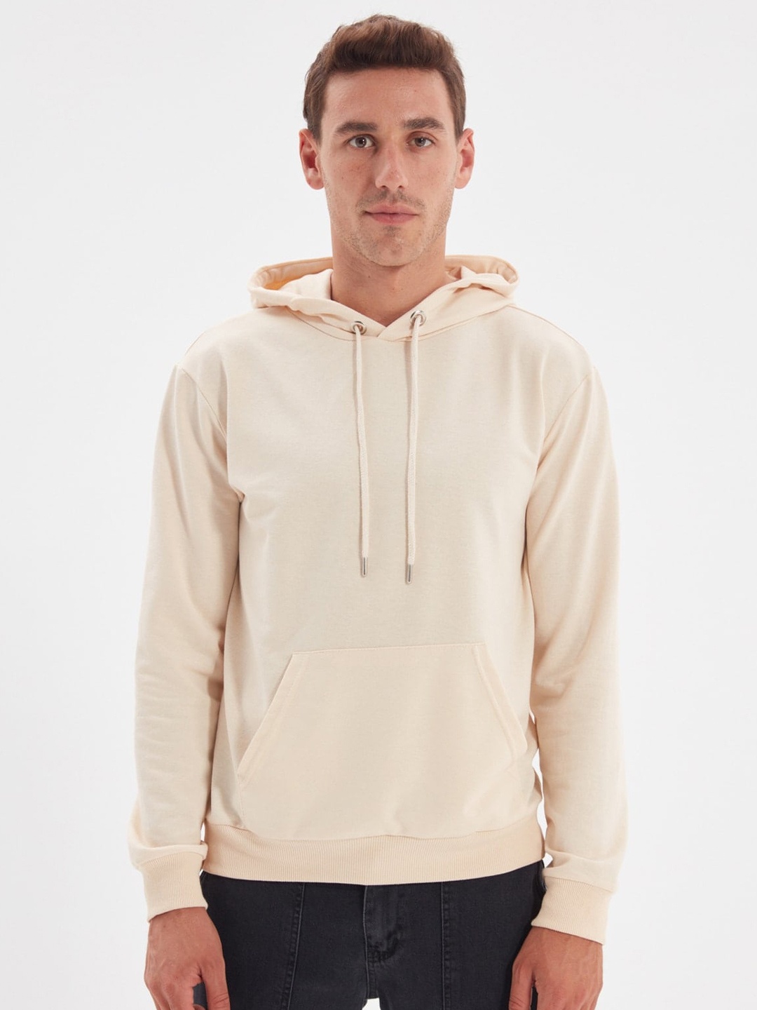 

Trendyol Men Beige Sweatshirt