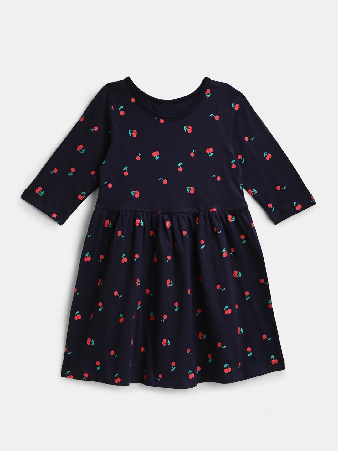 

YK Navy Blue A-Line Dress