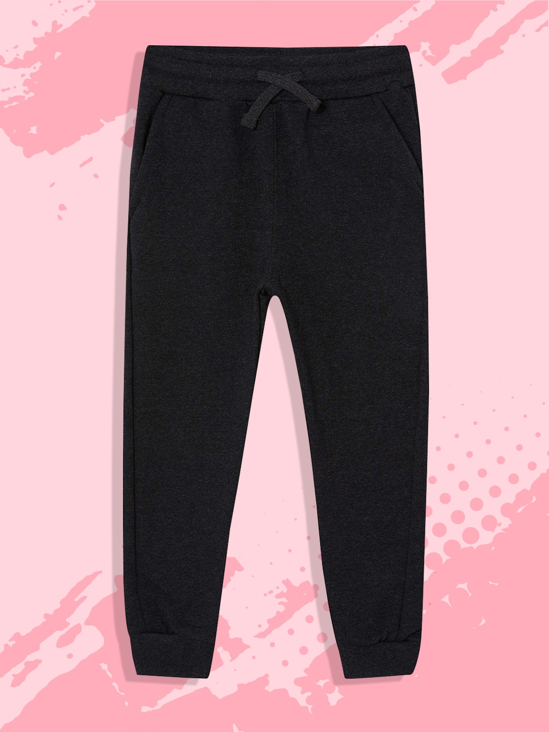 

DeFacto Boys Charcoal Grey Solid Joggers