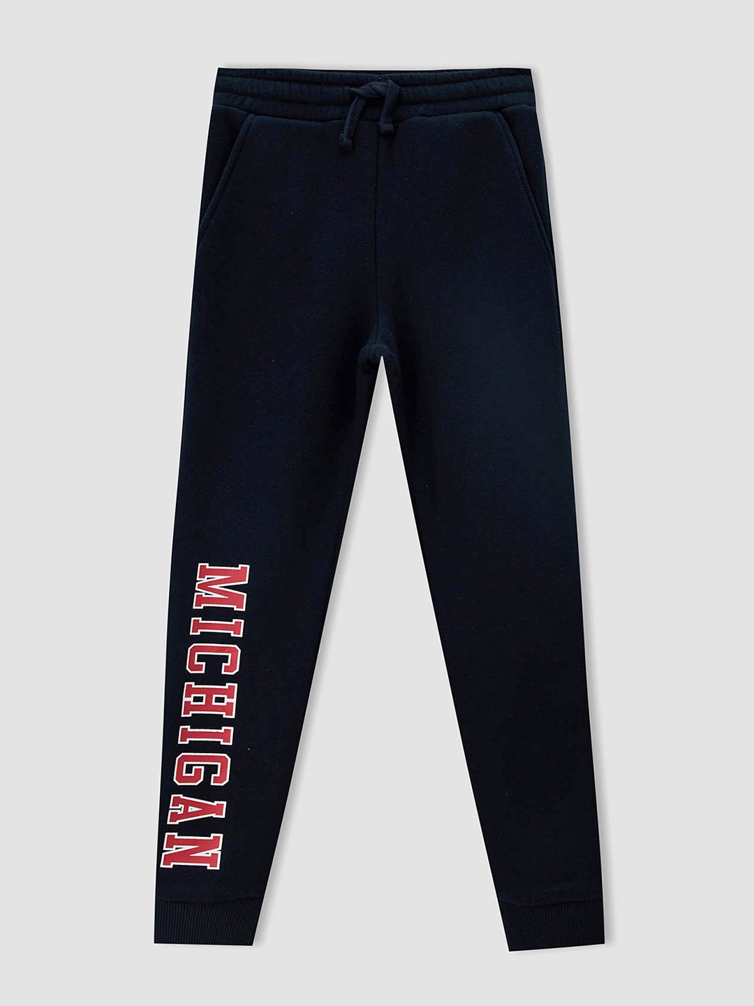 

DeFacto Boys Navy Blue Solid Joggers
