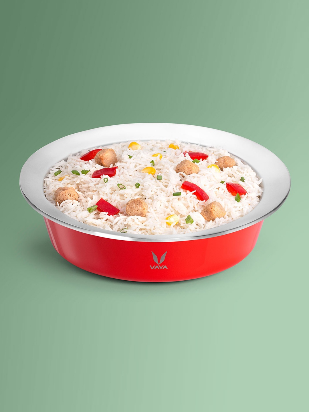 

Vaya Red & Black Casserole with Lid 1100 ml