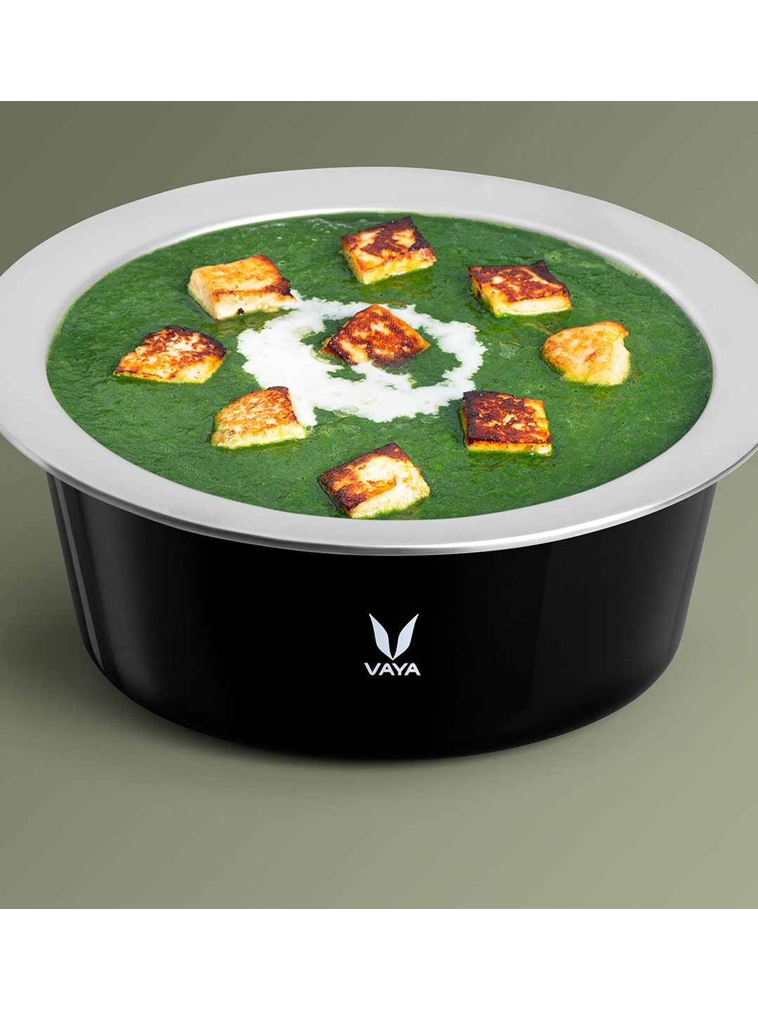 

Vaya Black Solid Stainless Steel Haute Case Casserole