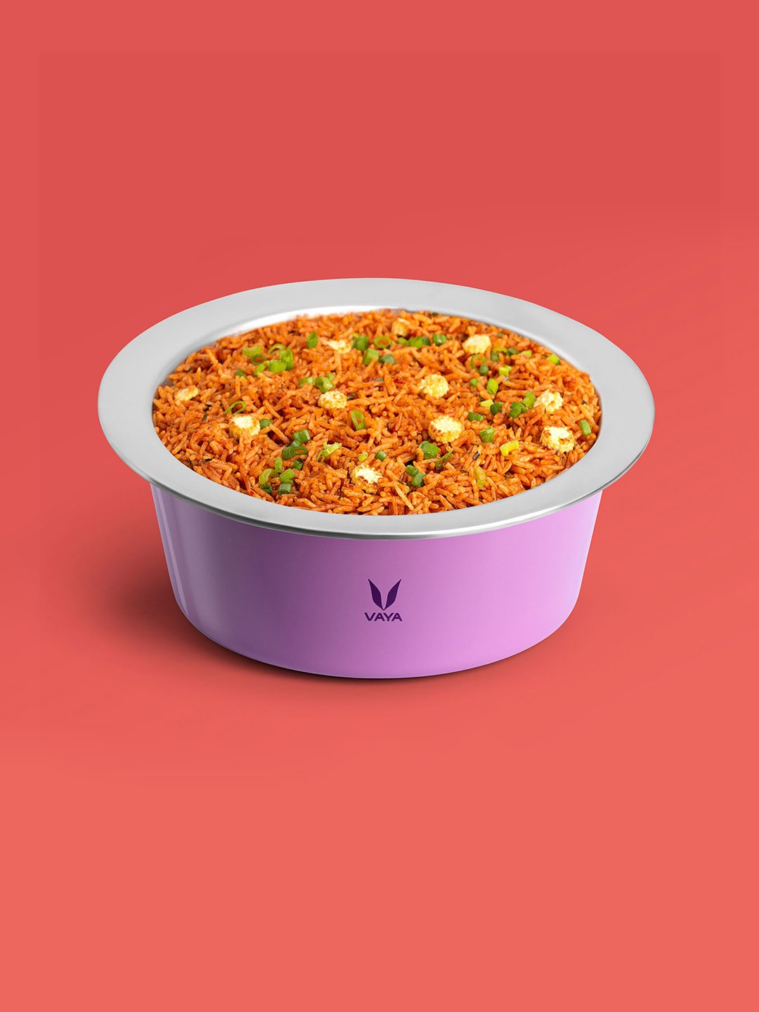 

Vaya Unisex Purple & Black Solid Casserole 1900 ML
