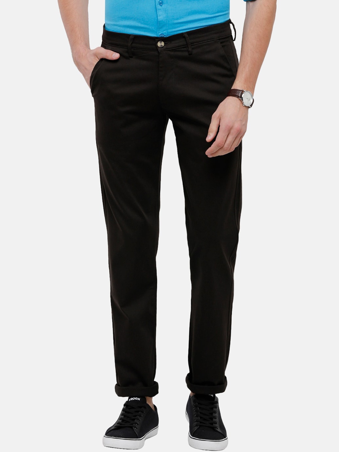 

Classic Polo Men Brown Slim Fit Trousers