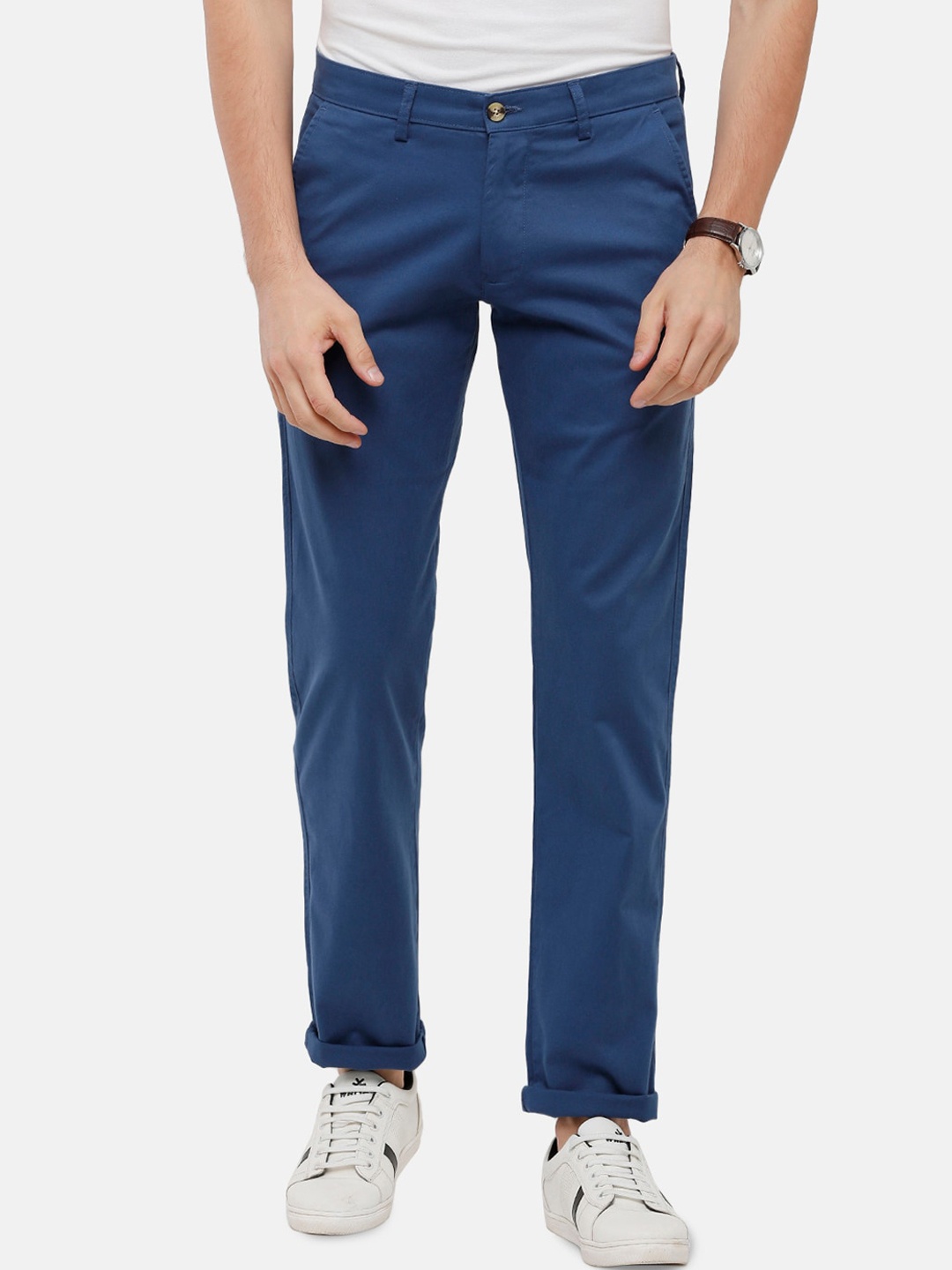 

Classic Polo Men Navy Blue Slim Fit Trousers