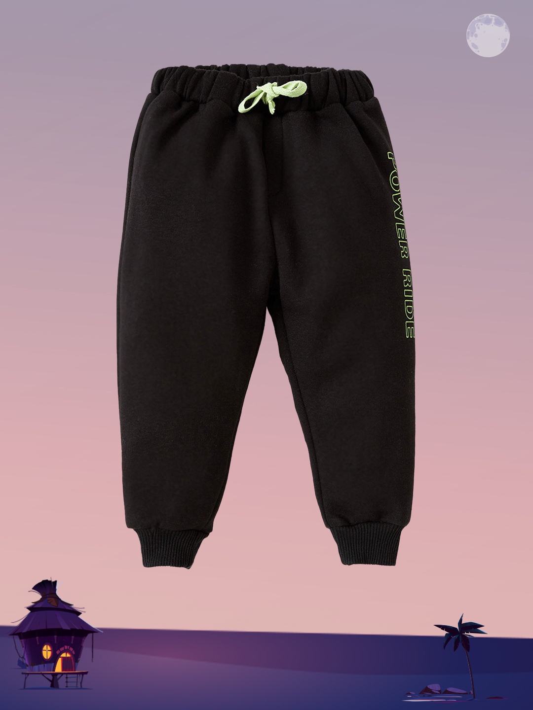 

DeFacto Boys Black Solid Joggers