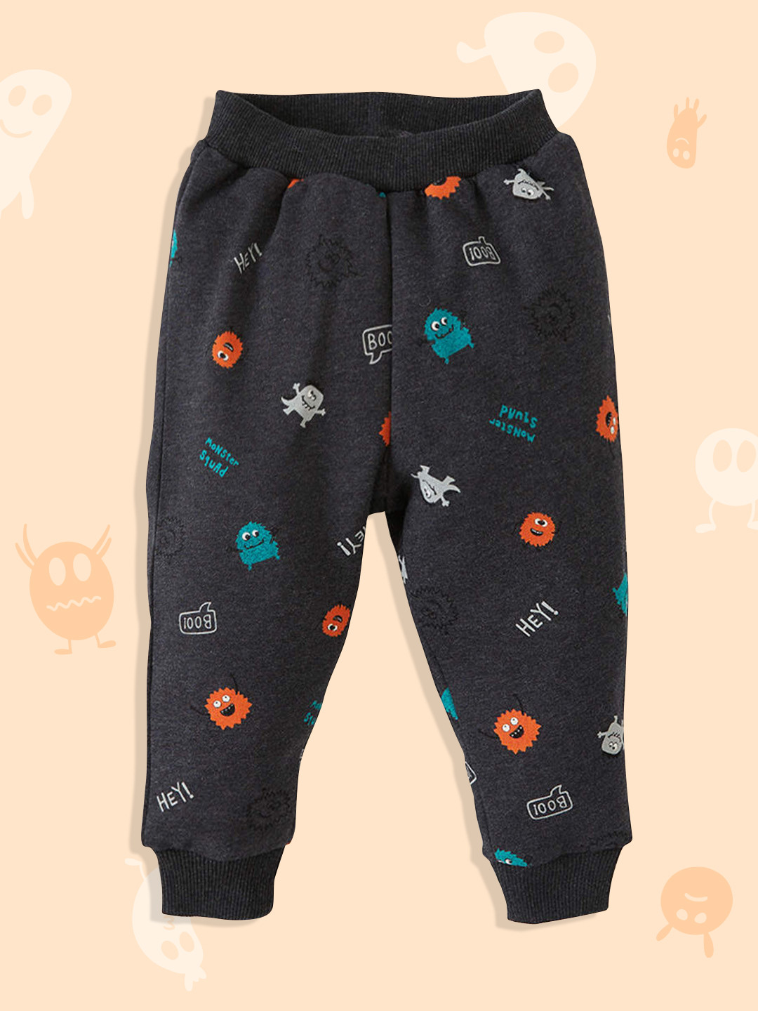 

DeFacto Boys Navy Blue Printed Joggers