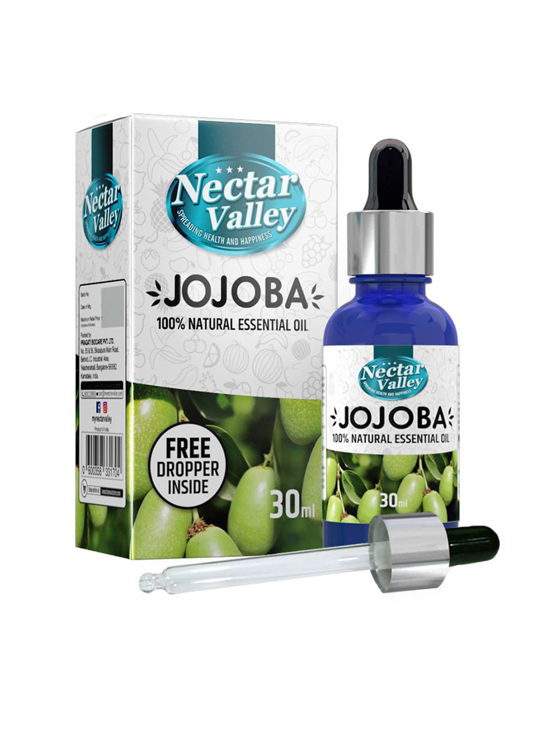 

Nectar Valley Jojoba Essential Oil 30 ml, Na