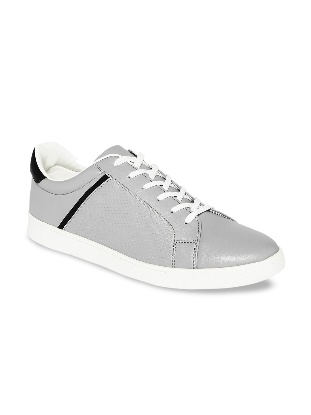 

Ajile by Pantaloons Men Grey Lace Up Casual Sneakers