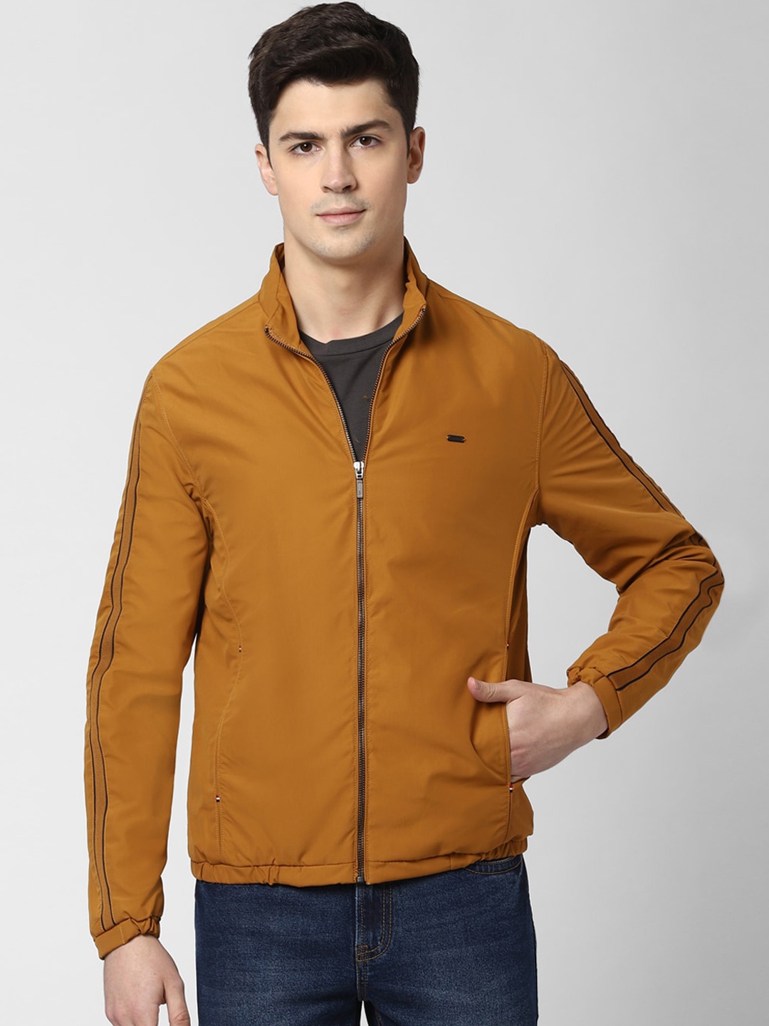 

Peter England Men Yellow Solid Casuals Tailored Jacket