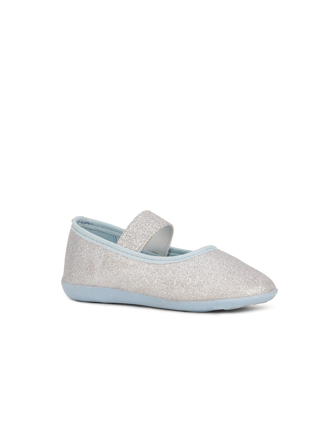 

Disney Girls Silver-Toned Embellished Ballerinas Flats