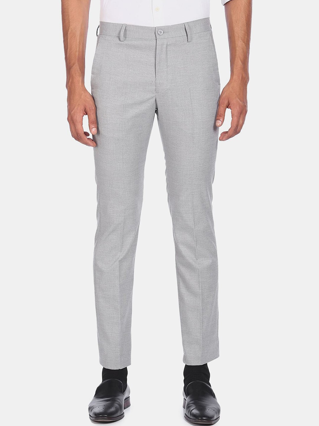 

Excalibur Men Grey Trousers
