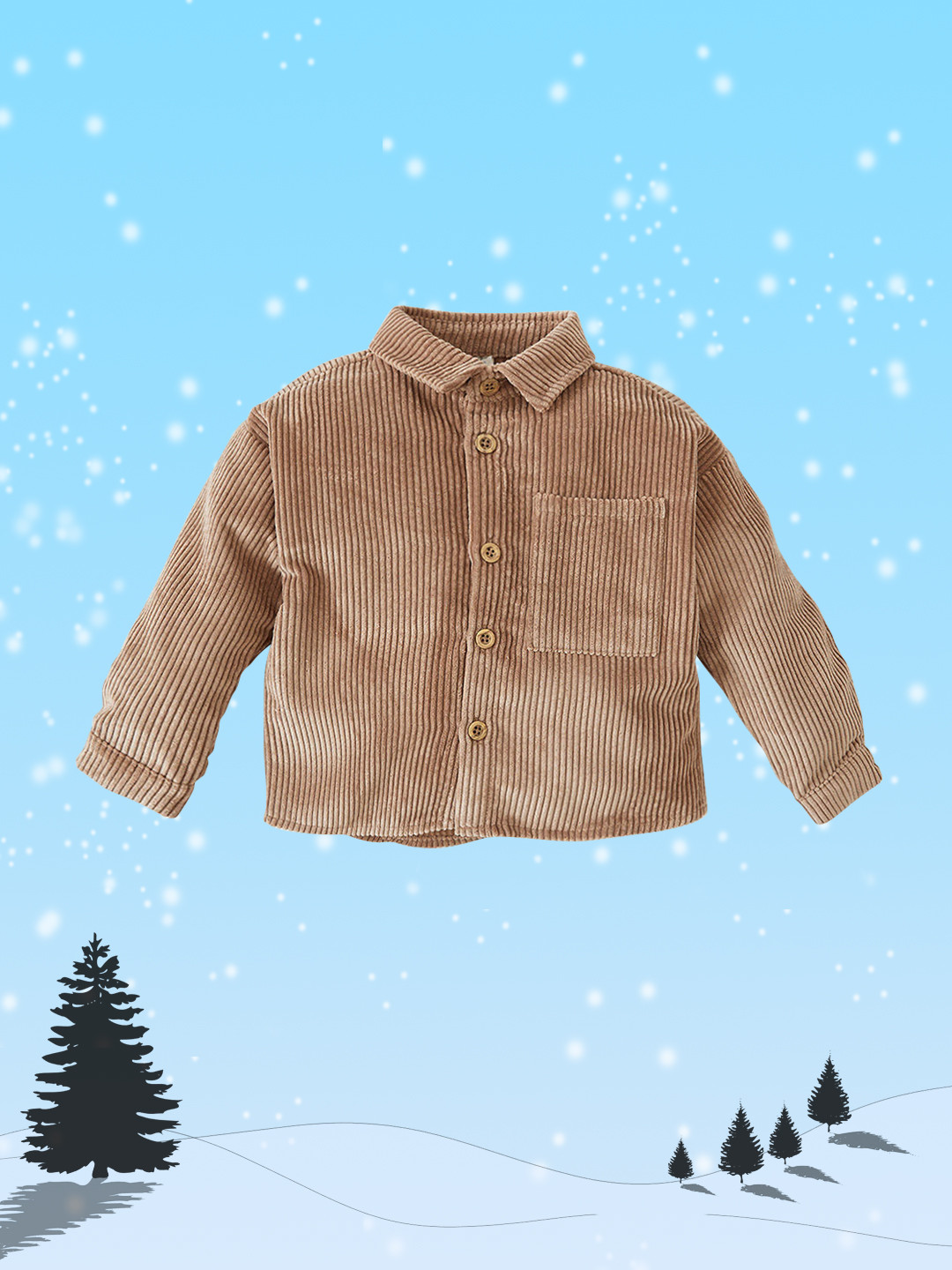 

DeFacto Boys Beige Corduroy Casual Shirt