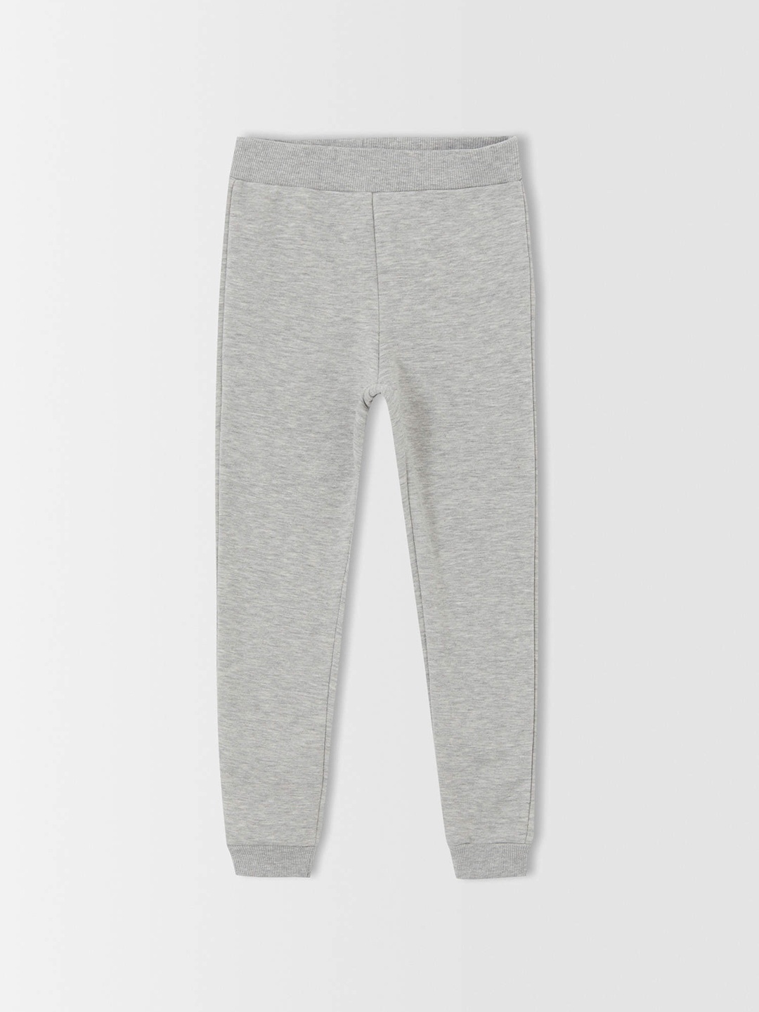 

DeFacto Girls Grey Melange Solid Joggers