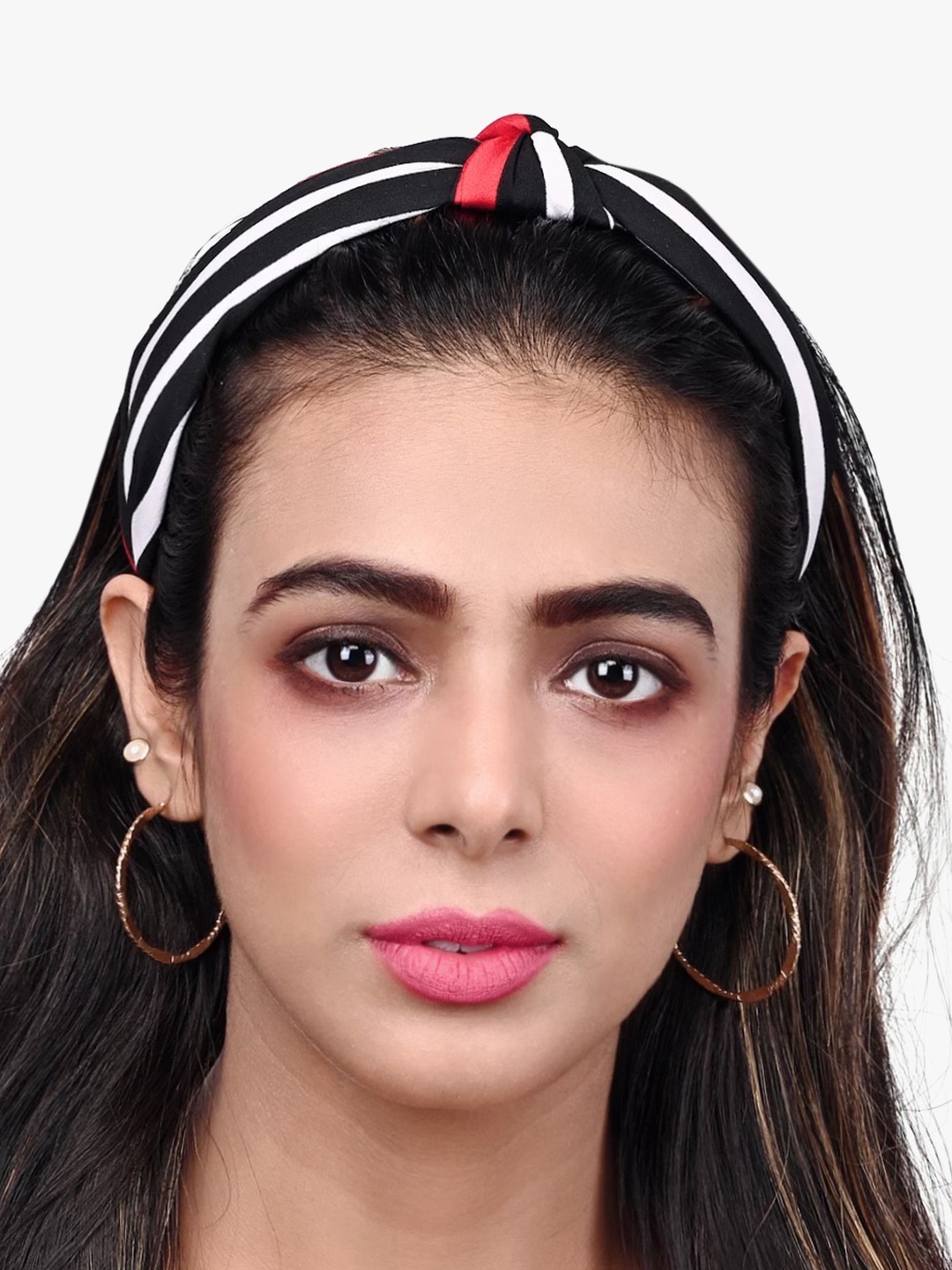 

BuckleUp Woman Multi colour Hairband, Black