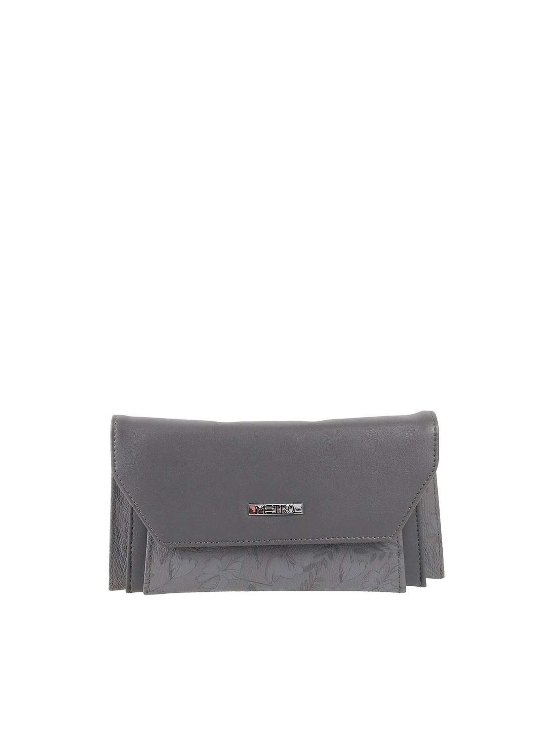 

Metro Grey Printed Purse Clutch