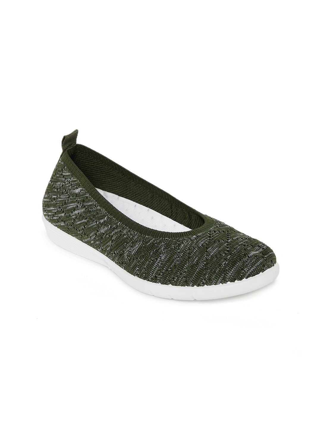 

Forever Glam by Pantaloons Women Green Textile Running Non-Marking Shoes