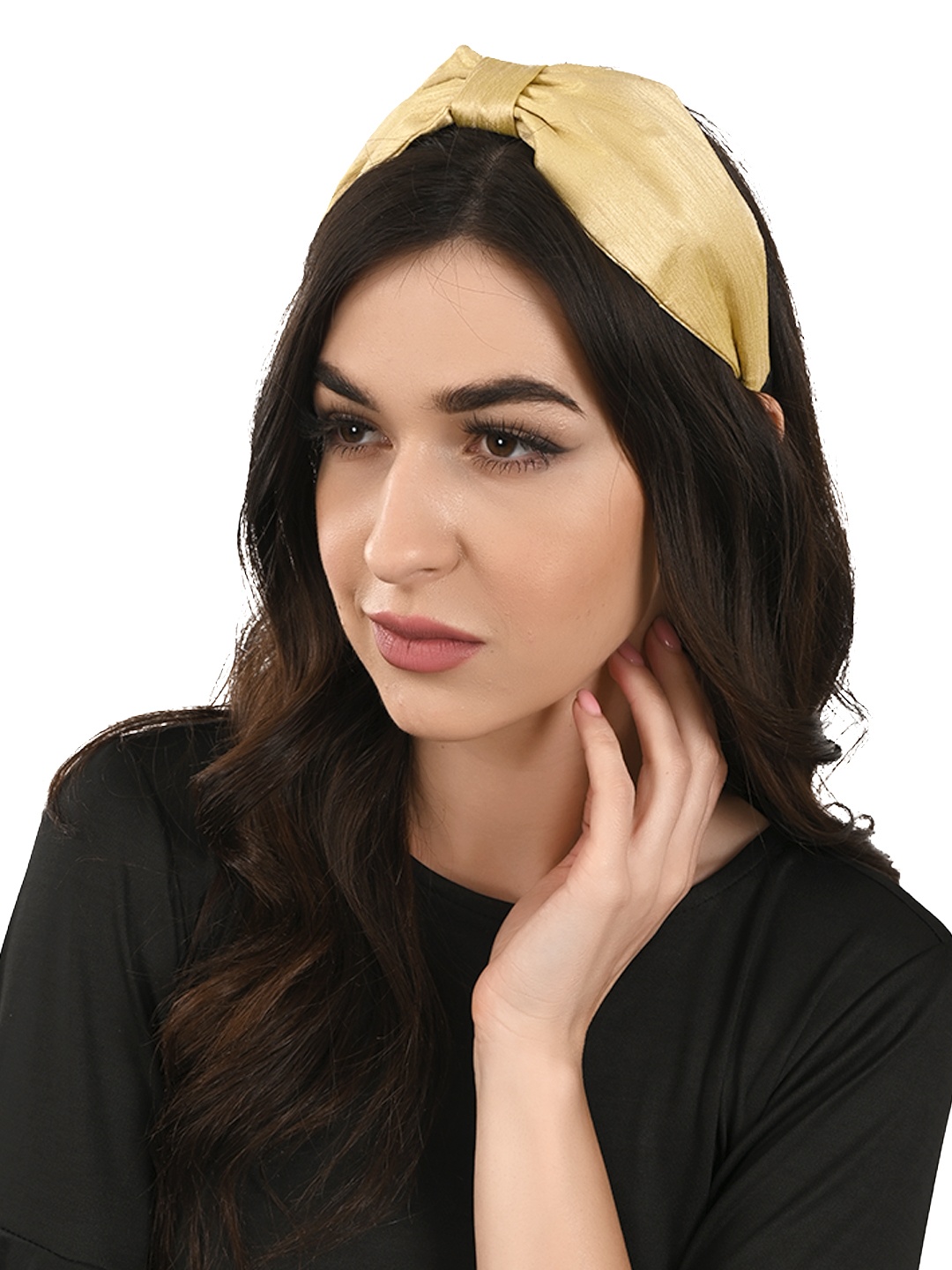 

BuckleUp Women Gold-Toned Hairband