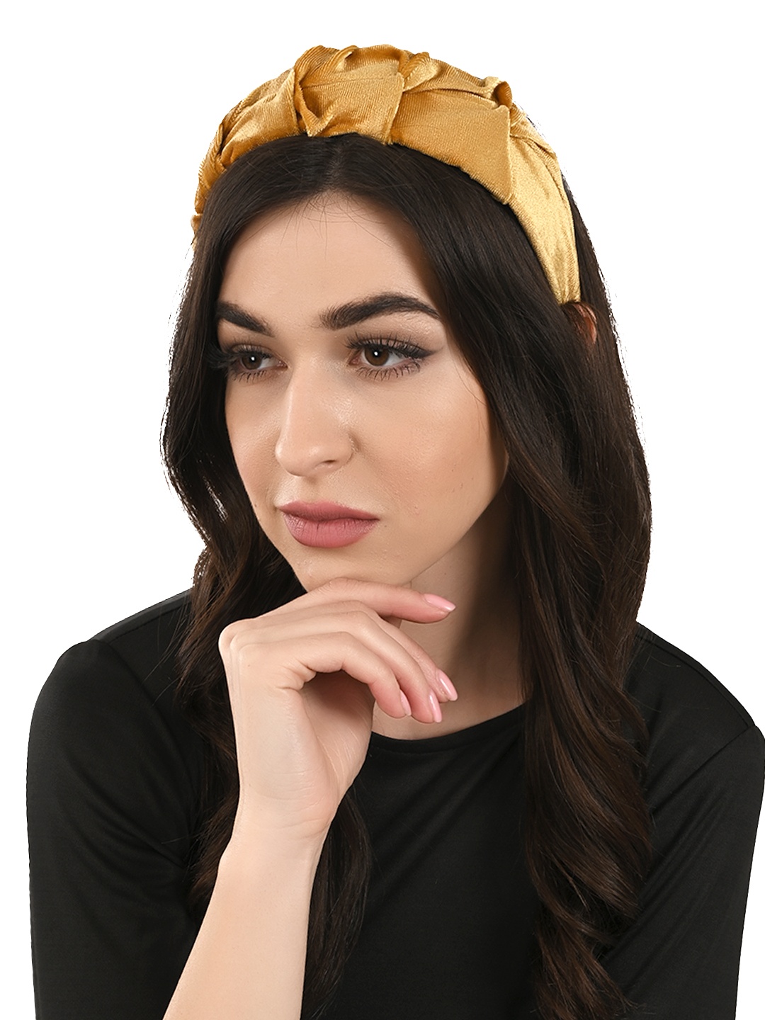 

BuckleUp Women Yellow Hairband