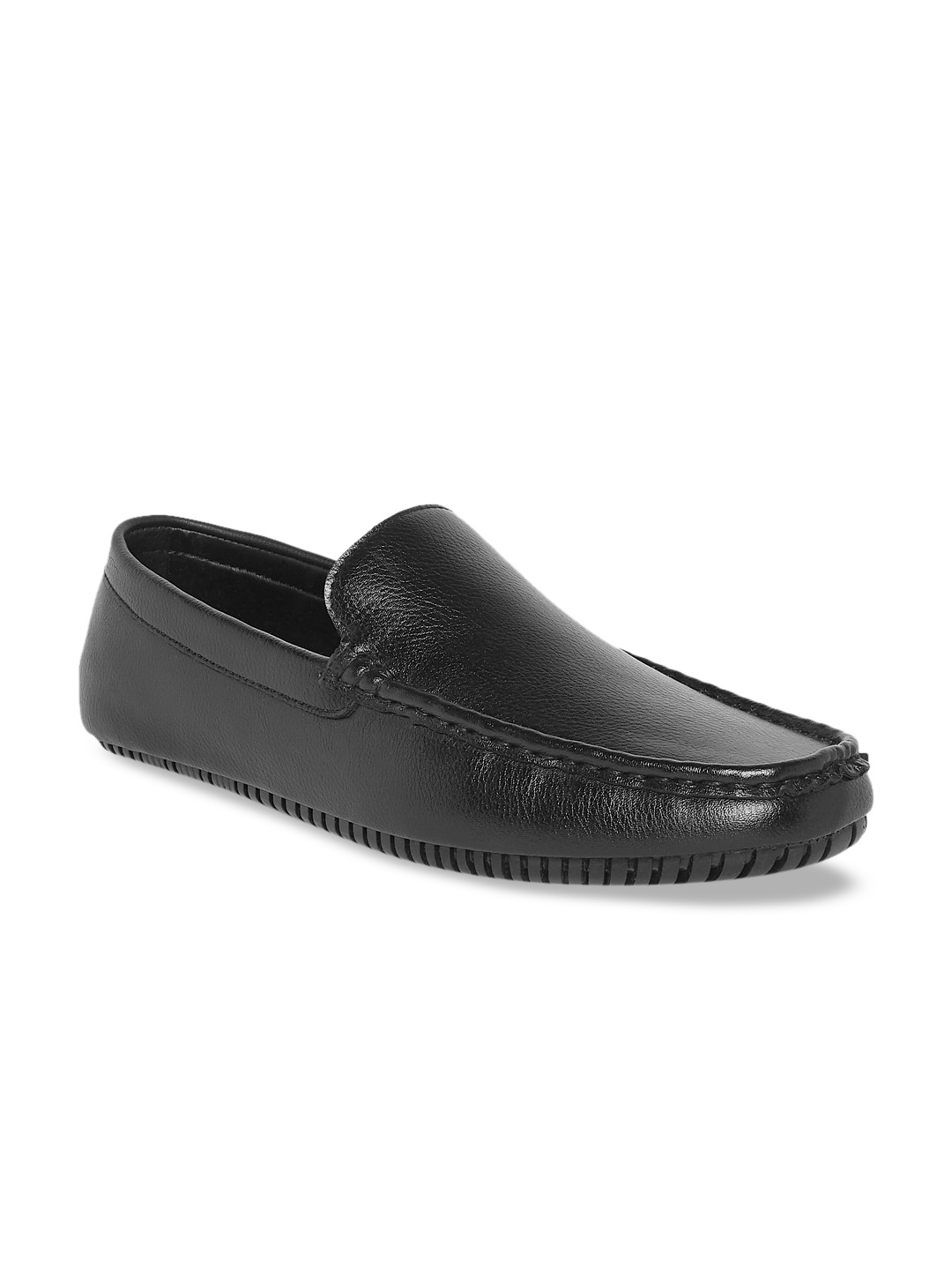 

BYFORD by Pantaloons Men Black Solid PU Slip-On Sneakers