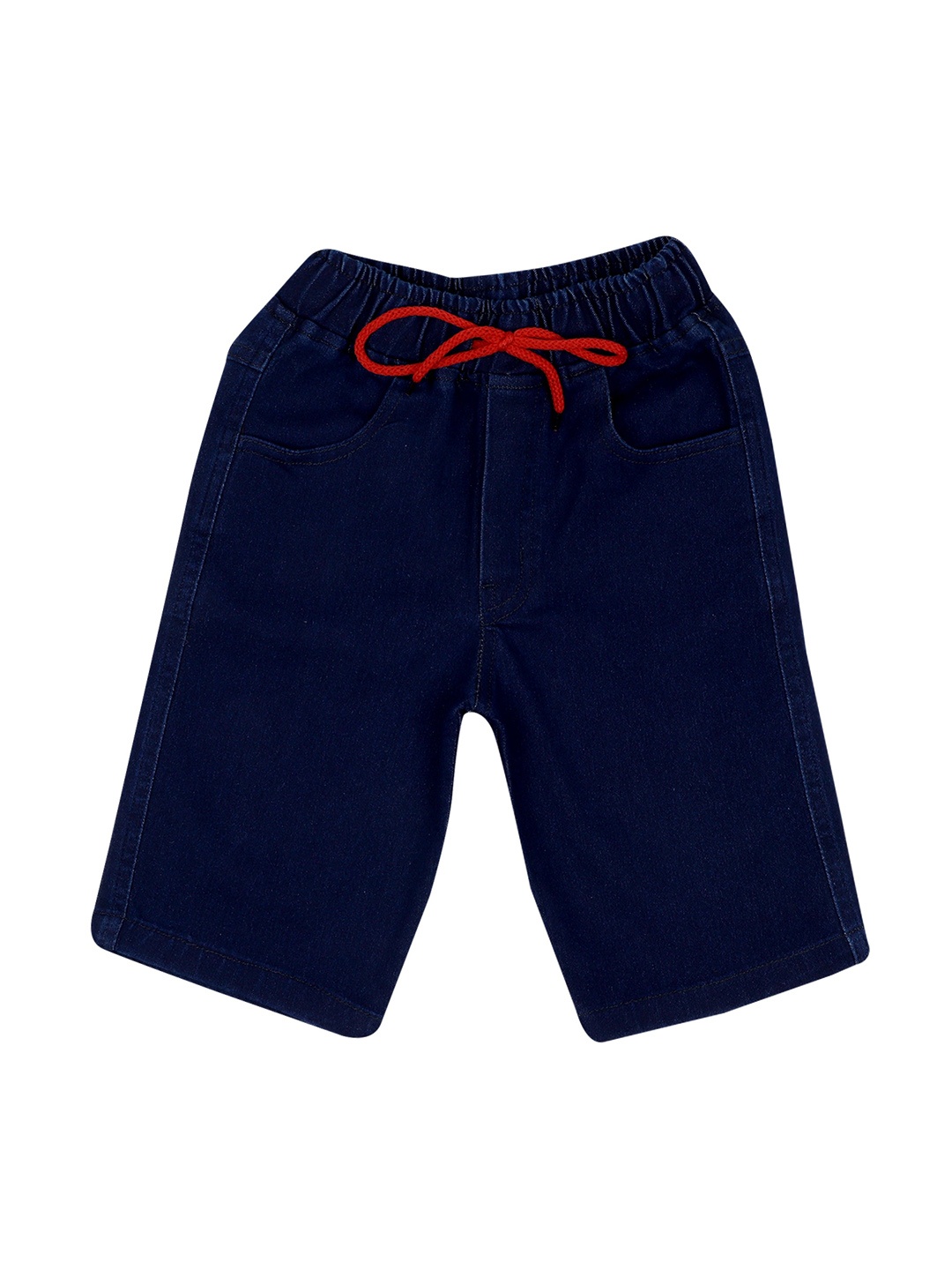 

CREMLIN CLOTHING Boys Blue Solid Denim Shorts