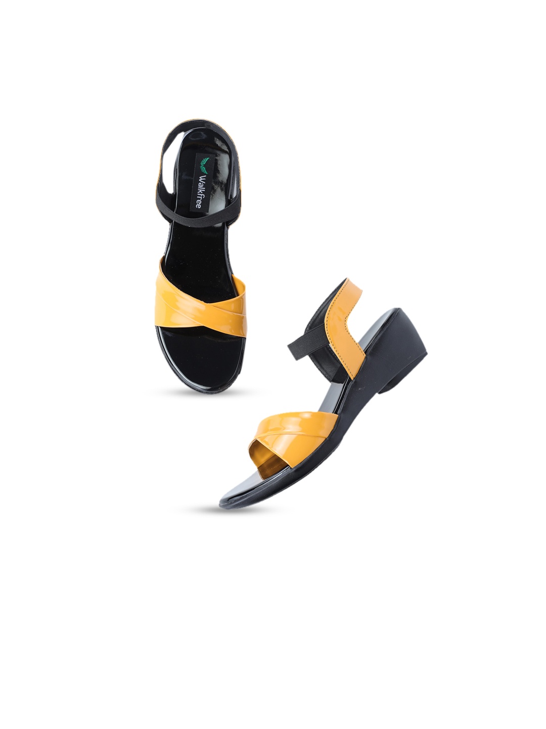 

Walkfree Yellow Wedge Sandals