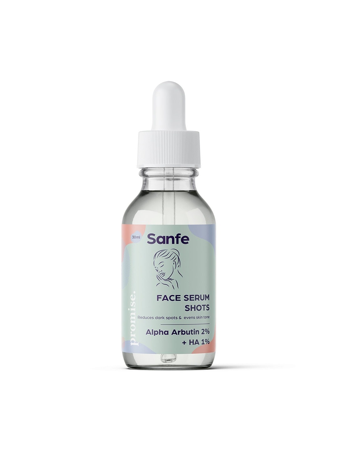 

Sanfe Promise 2% Alpha Arbutin Face Serum Shots For Pigmentation & Dark Spots, Transparent