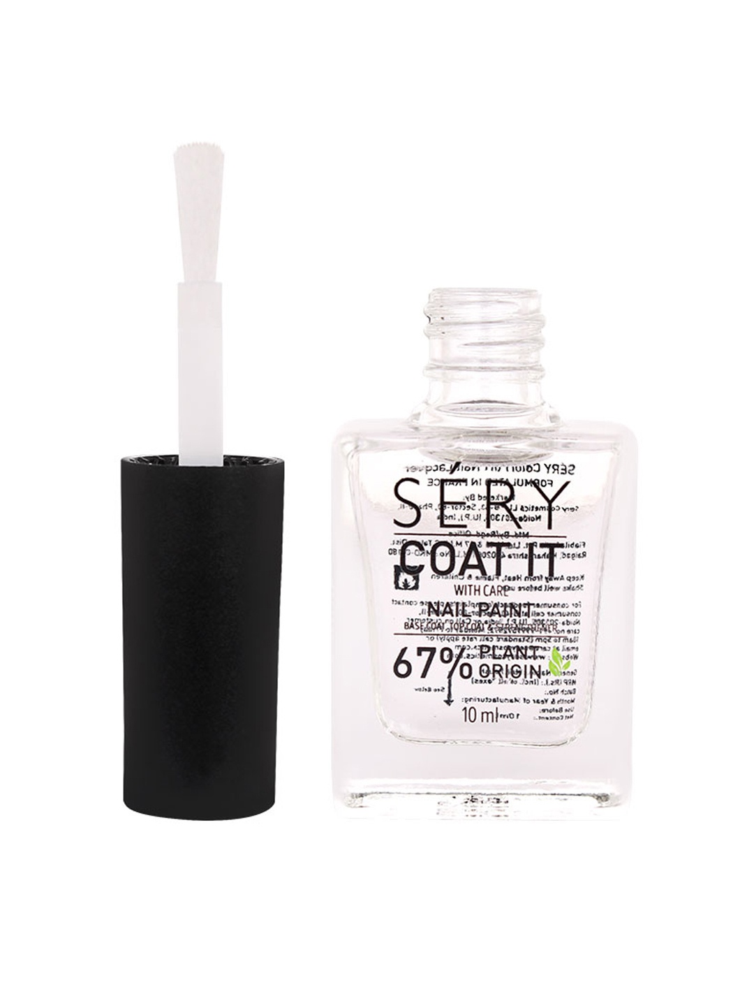 

SERY Coat It With Care Top Coat Nail Paint - Transparent, White