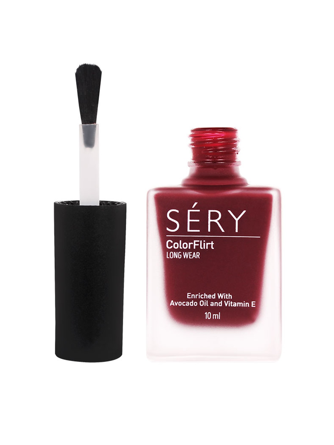 

SERY Color Flirt Long Wear Matte Nail Paint - Classy Wine, Maroon