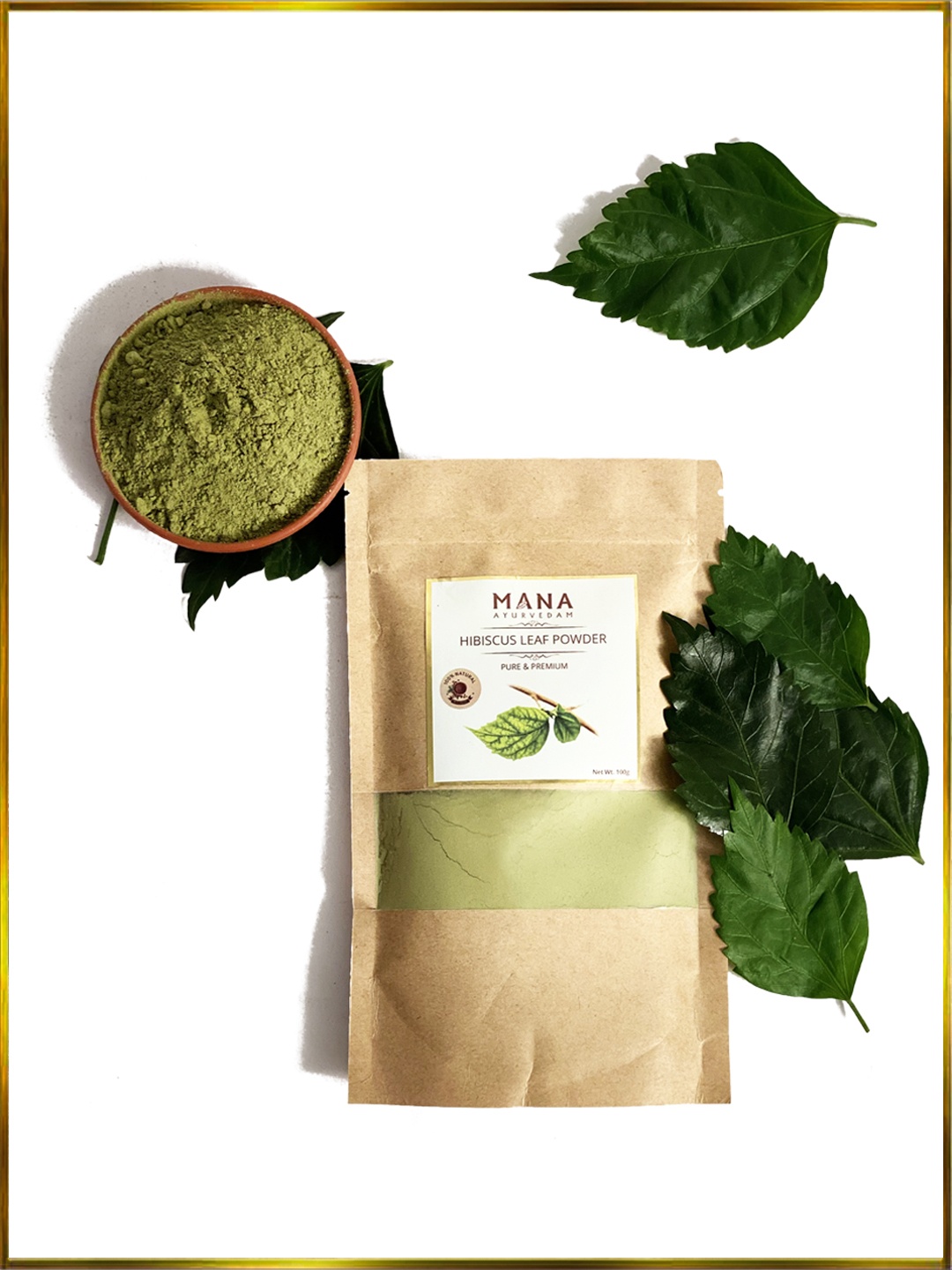 

MANA AYURVEDAM HIBISCUS LEAF POWDER, Green