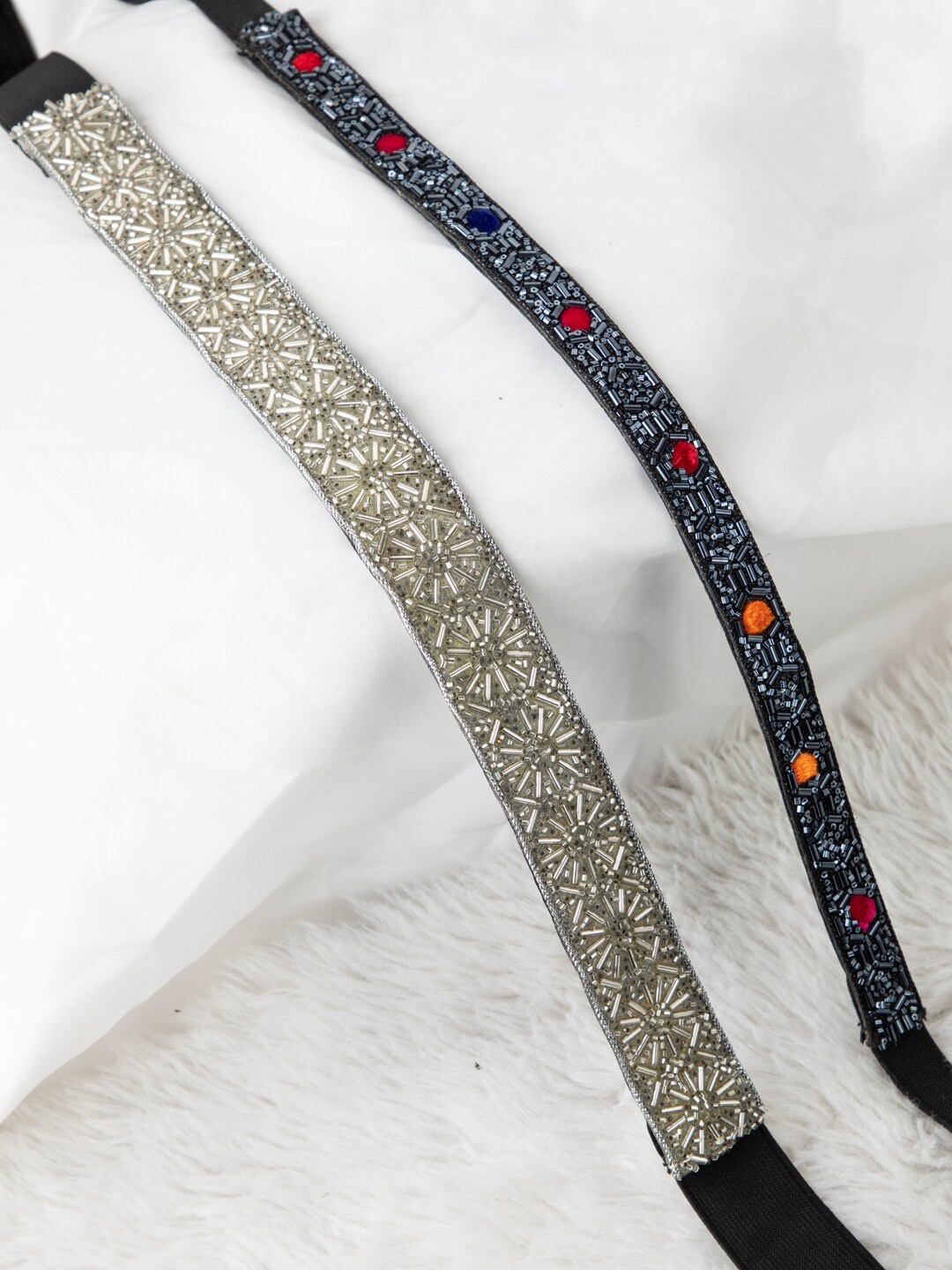 

DEEBACO Women Black Embellished 2 Belt