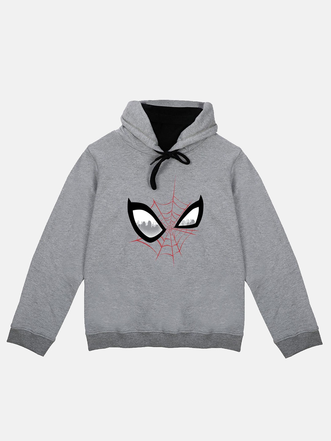 

Marvel by Wear Your Mind Boys Grey Spiderman Hooded Sweatshirt