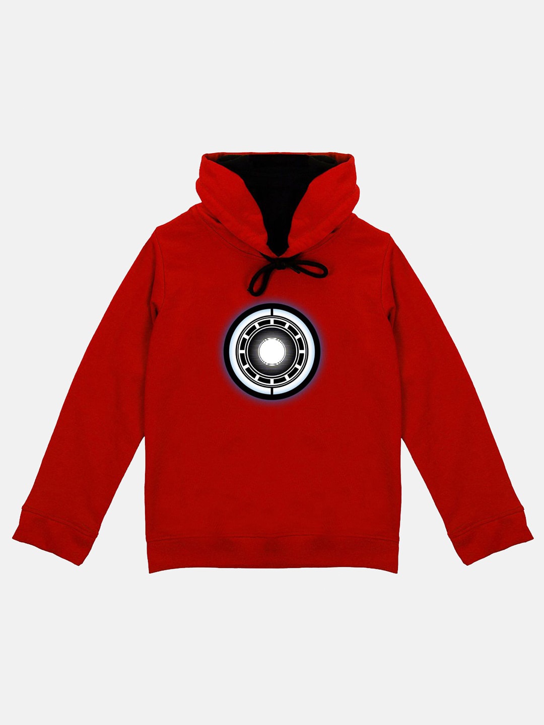 

Marvel by Wear Your Mind Kids Red Marvel Avengers Printed Hooded Sweatshirt