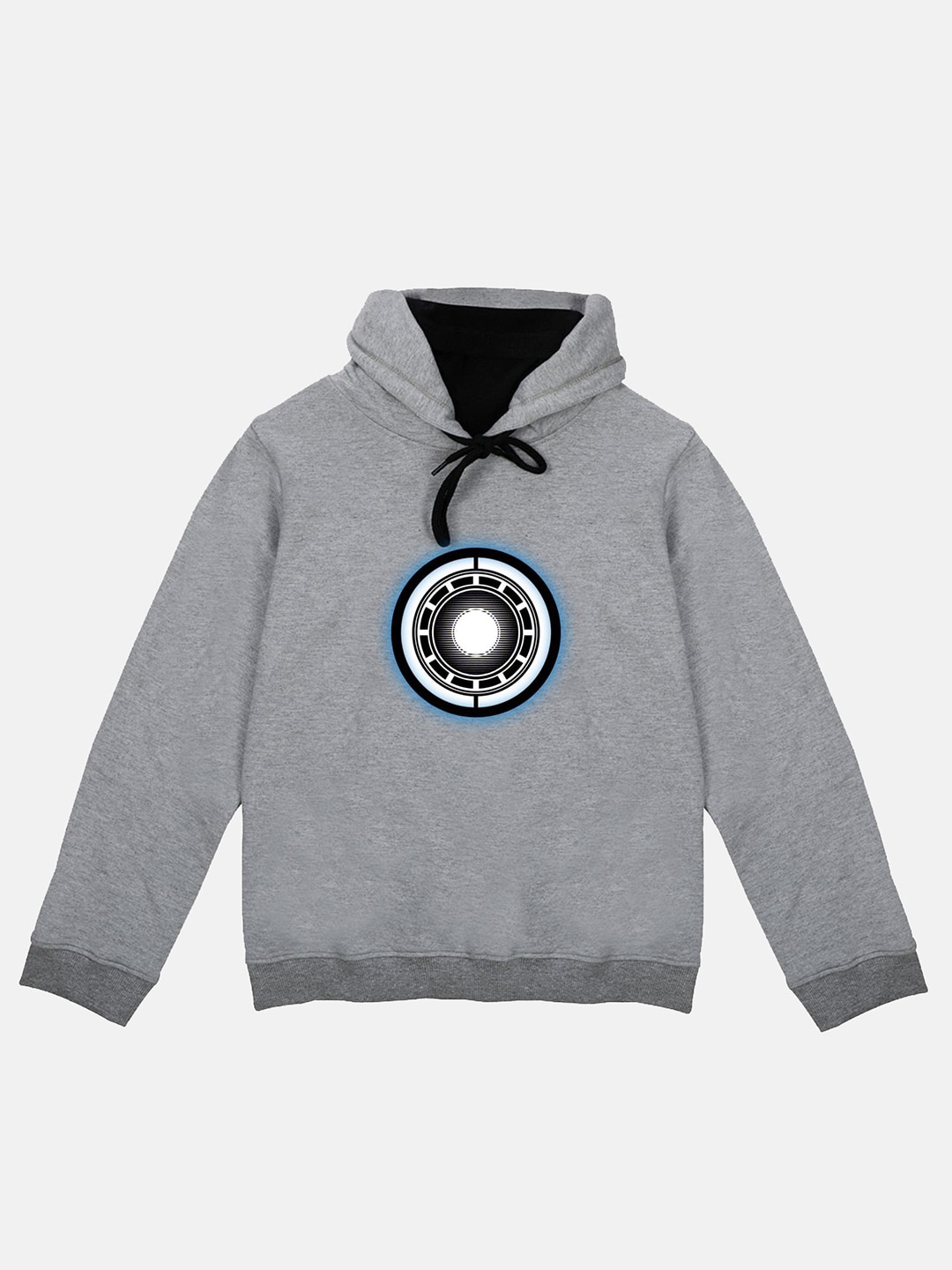 

Marvel by Wear Your Mind Unisex Kids Grey Avengers Printed Hooded Sweatshirt