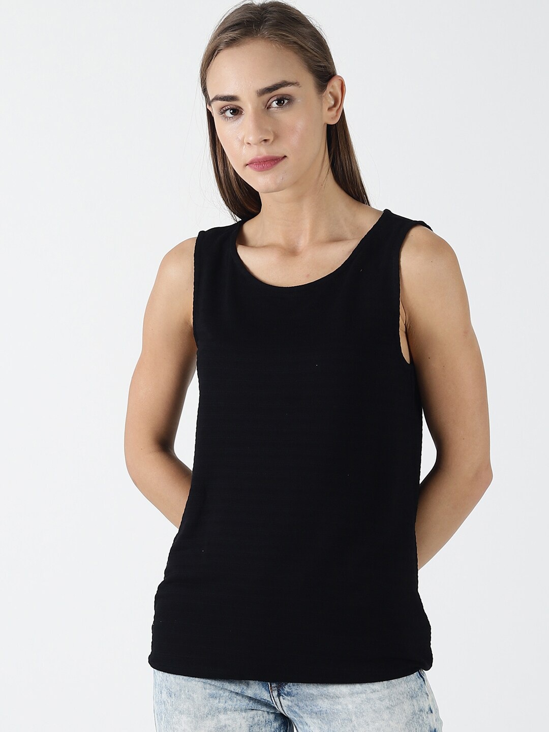 

UrGear Women Black Tank Top
