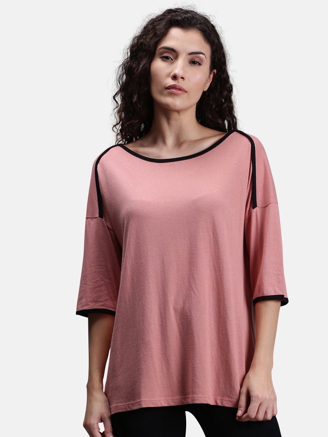 

UrGear Pink Extended Sleeves Top