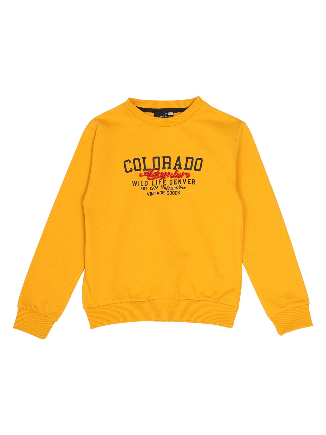 

CREMLIN CLOTHING Boys Mustard Sweatshirt