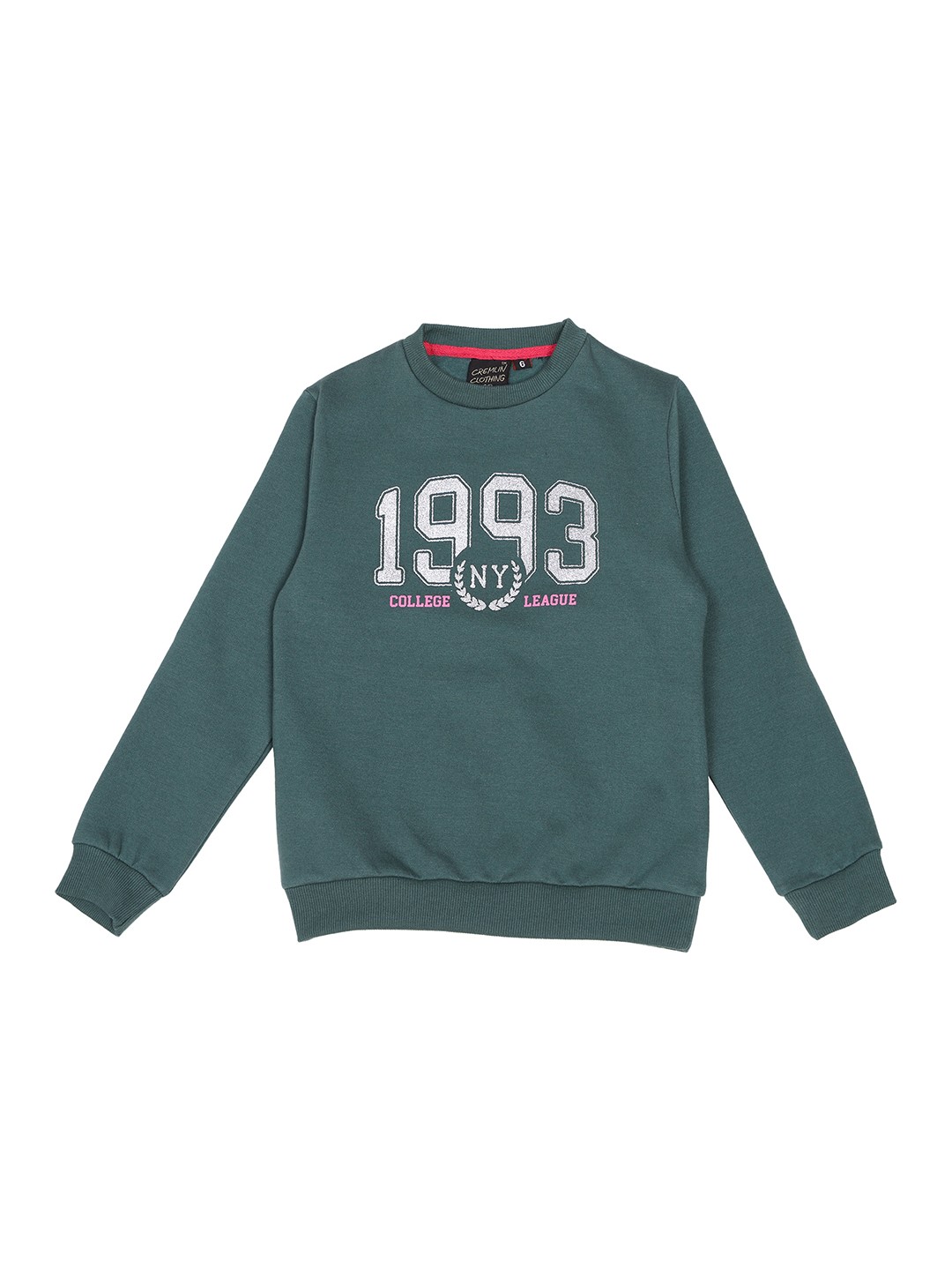 

CREMLIN CLOTHING Girls Green Printed Sweatshirt