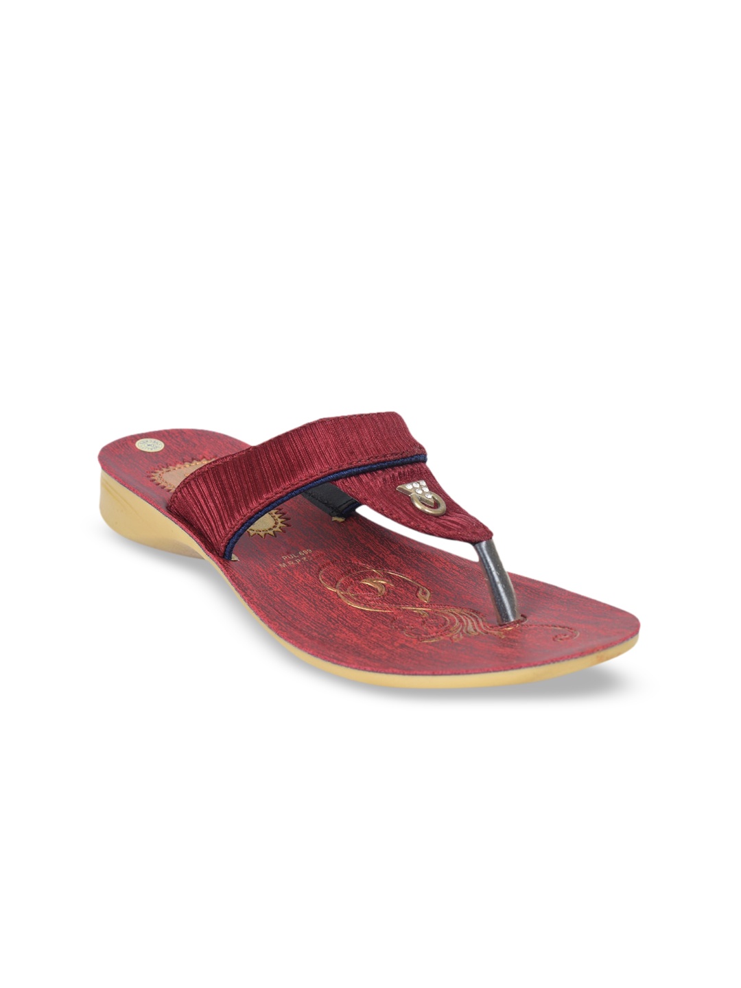 

Ajanta Women Red T-Strap Flats