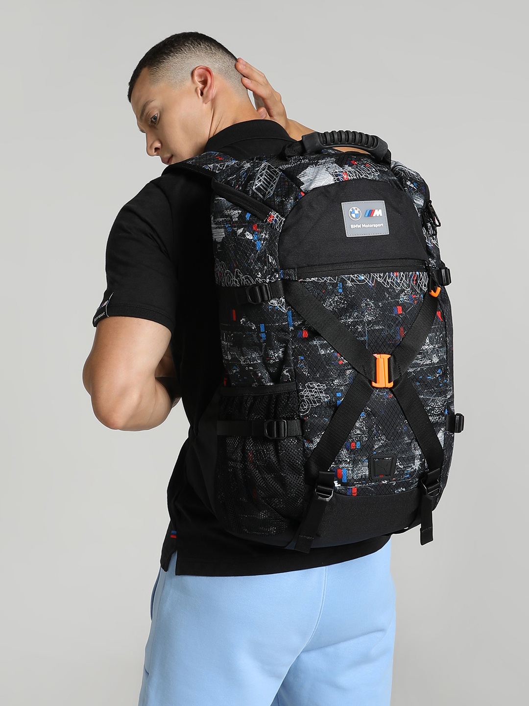 

PUMA Motorsport Unisex Black & Grey BMW M Brand Logo Backpack