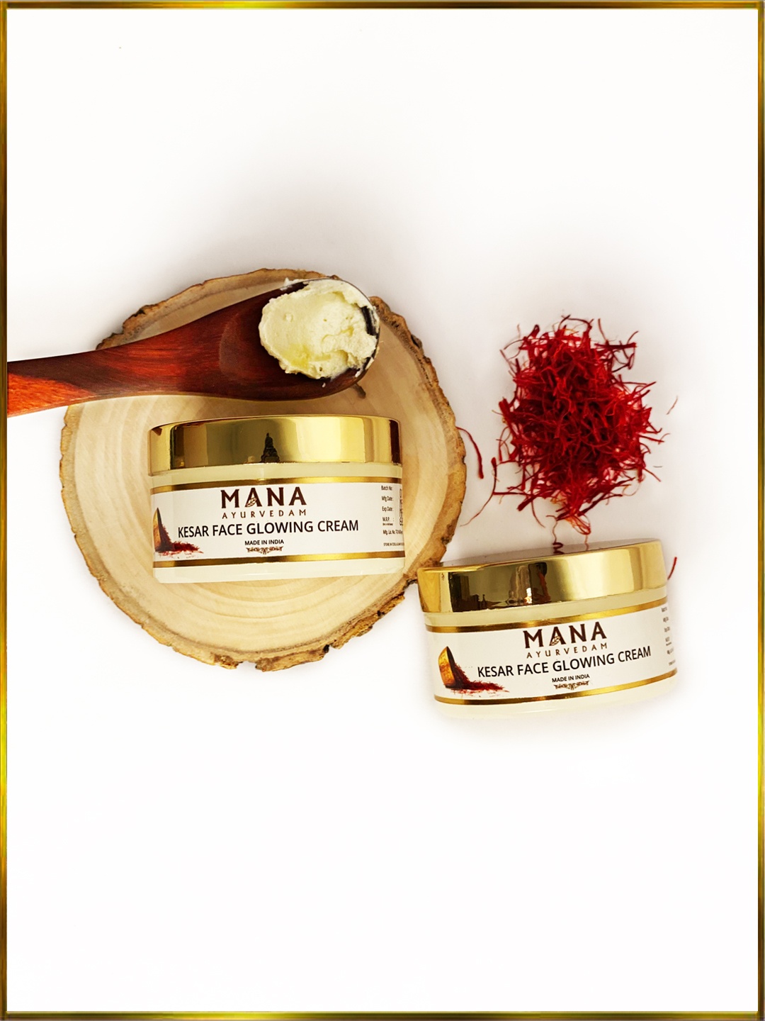 

MANA AYURVEDAM Kesar Face Glowing Cream - 50 g